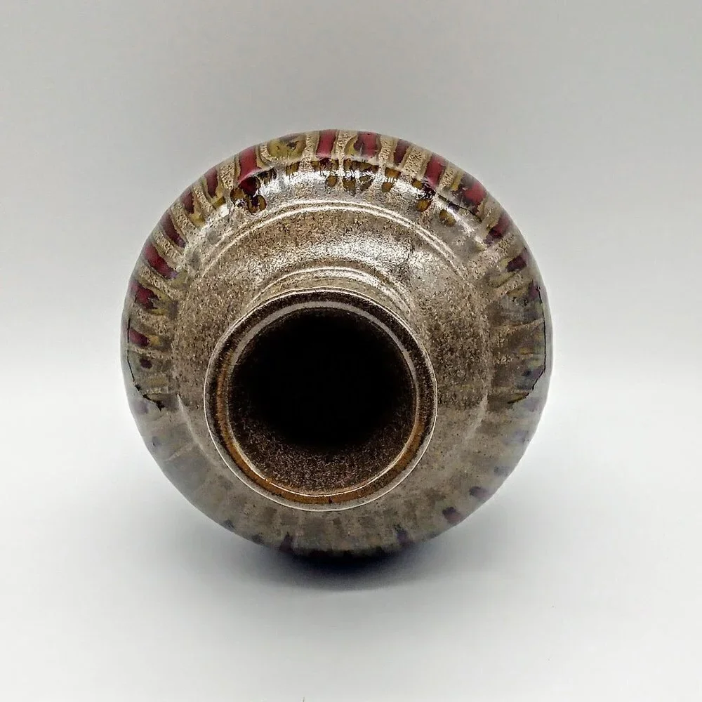 Brown Red Drip Glaze 11